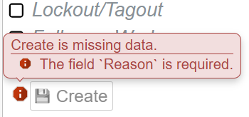 Missing Data Warning